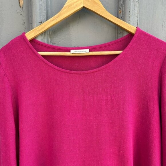 Amanda Moss Fuschia Neala Top, Size Large - Picture 4 of 9
